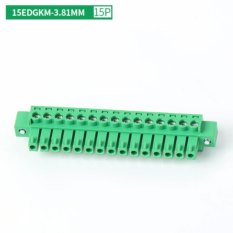 15edgk-3.8mmプラグインpcb端子ベンディングストレートソケット2/3/4/16p耳付フランジ|undefined