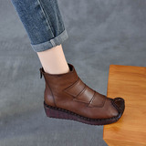 以一 Демисезонные этнические комфортные удерживающие тепло короткие сапоги для отдыха для матери, этнический стиль, мягкая подошва