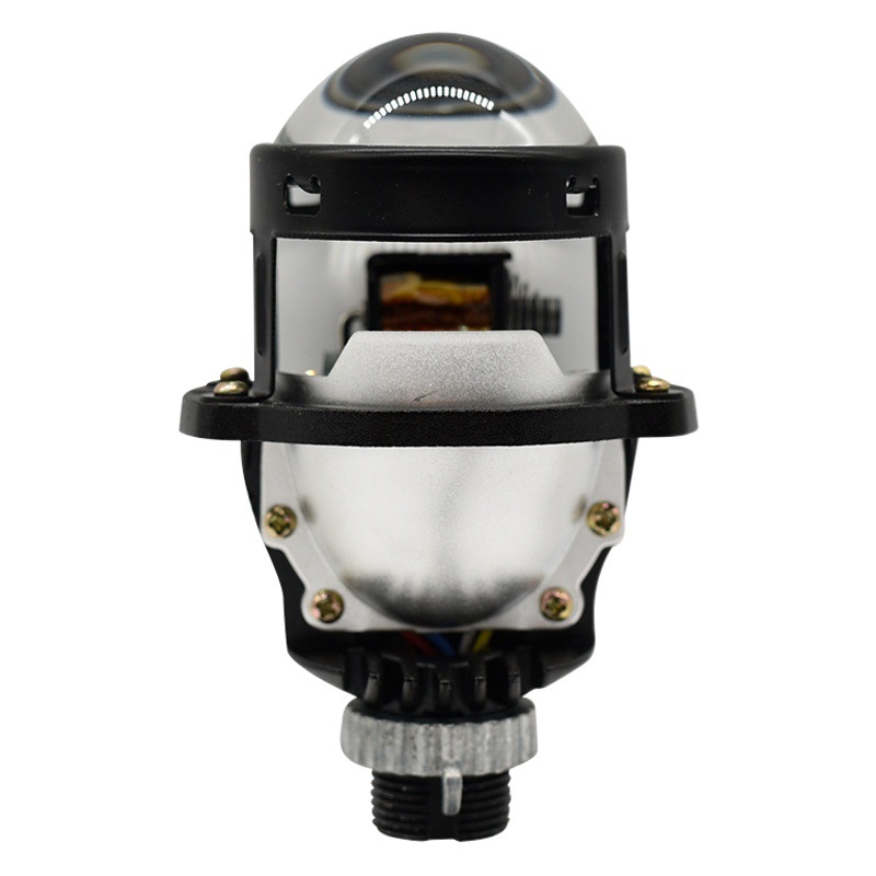 Coche LED faro 2,0 pulgadas mini lente de doble luz modificado motocicleta de alta potencia aplicable sin pérdida faro universal