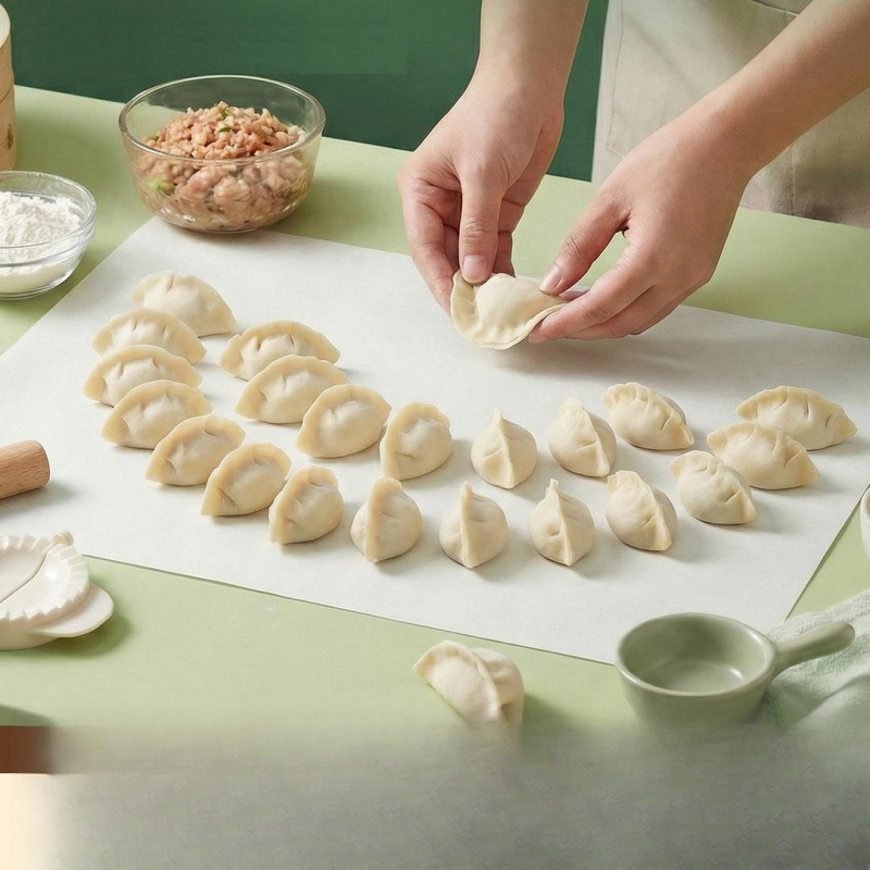 Oil paper, isolation paper, dumpling anti-stick paper, household non-stick paper, wonton tray paper, dumpling liner, oil paper for isolation
