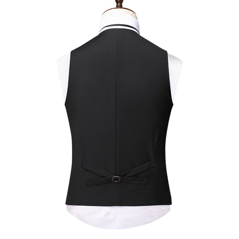 Костюм-жилет Мужской приталенный деловой костюм в Корейском стиле Деловая одежда свадебное платье жениха жилет костюма подружки невесты сзади