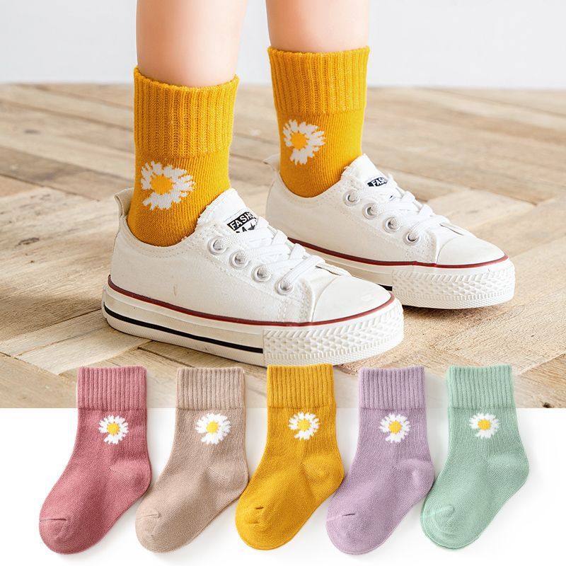 Calcetines para niños Calcetines para niños de algodón de tubo medio de otoño para bebés otoño e invierno dibujos animados para niños y niñas nuevos calcetines para bebés para hombres y mujeres