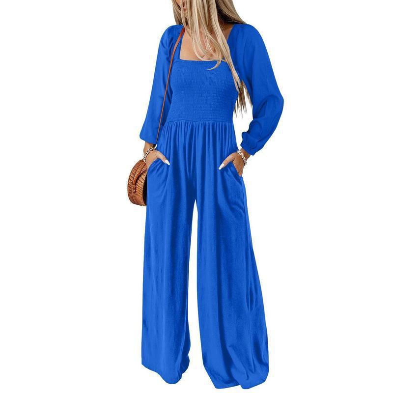 款Women's Casual Loose Overalls Jumpsuits One Piece Long|undefined
