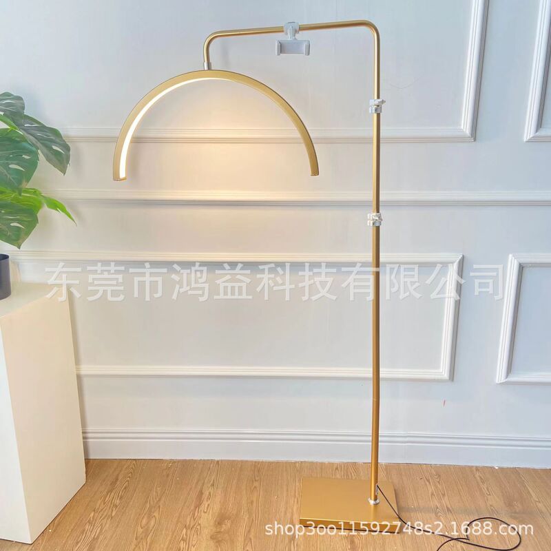 Cross-border Amazon half-moon beauty portable LED eyelash lamp nail tattoo eyebrow tattoo photography U-shaped bracket Cross-border Amazon half-moon beauty portable LED eyelash lamp nail tattoo eyebrow tattoo photography U-shaped bracket