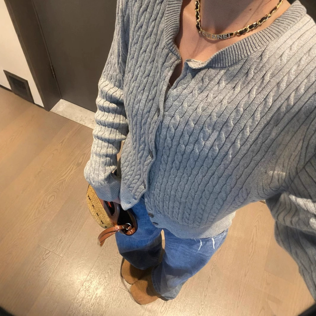 Весна и Осень новая мода трикотажная нижняя рубашка с круглым вырезом