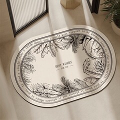 代發浴室吸水地墊衛生間硅藻泥防滑墊美式輕奢廁所門口速干腳墊子