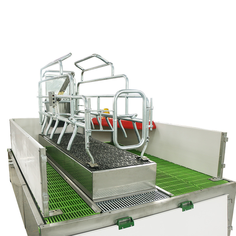 Sistema de elevación automática de la cama de parto de cerdas de alta tasa de supervivencia para aumentar la producción y la alta eficiencia