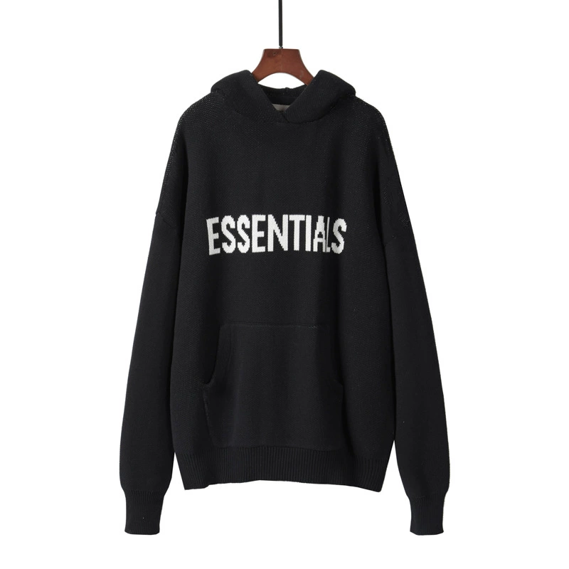 Заводской состав ESS четыре вязка высокой улицы буква худи свитер FOG топ Essentials