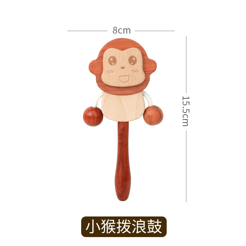 Juguete de educación temprana de rompecabezas de madera de dibujos animados para bebés