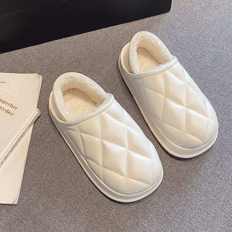 Водонепроницаемые хлопчатобумажные тапочки женские комнатные теплые хлопковые шлепанцы зимние тапочки мужские плюшевые пары хлопчатобумажные тапочки фабрики оптом