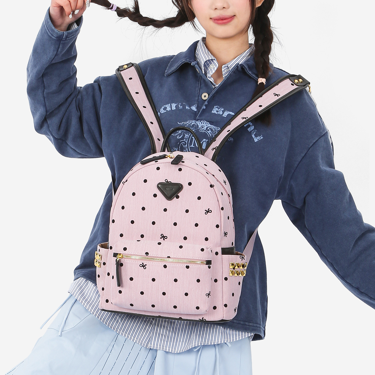Dolce y lindo arco de chicas mochila de viaje de alta capacidad de comercio exterior transfronterizo mochila de moda