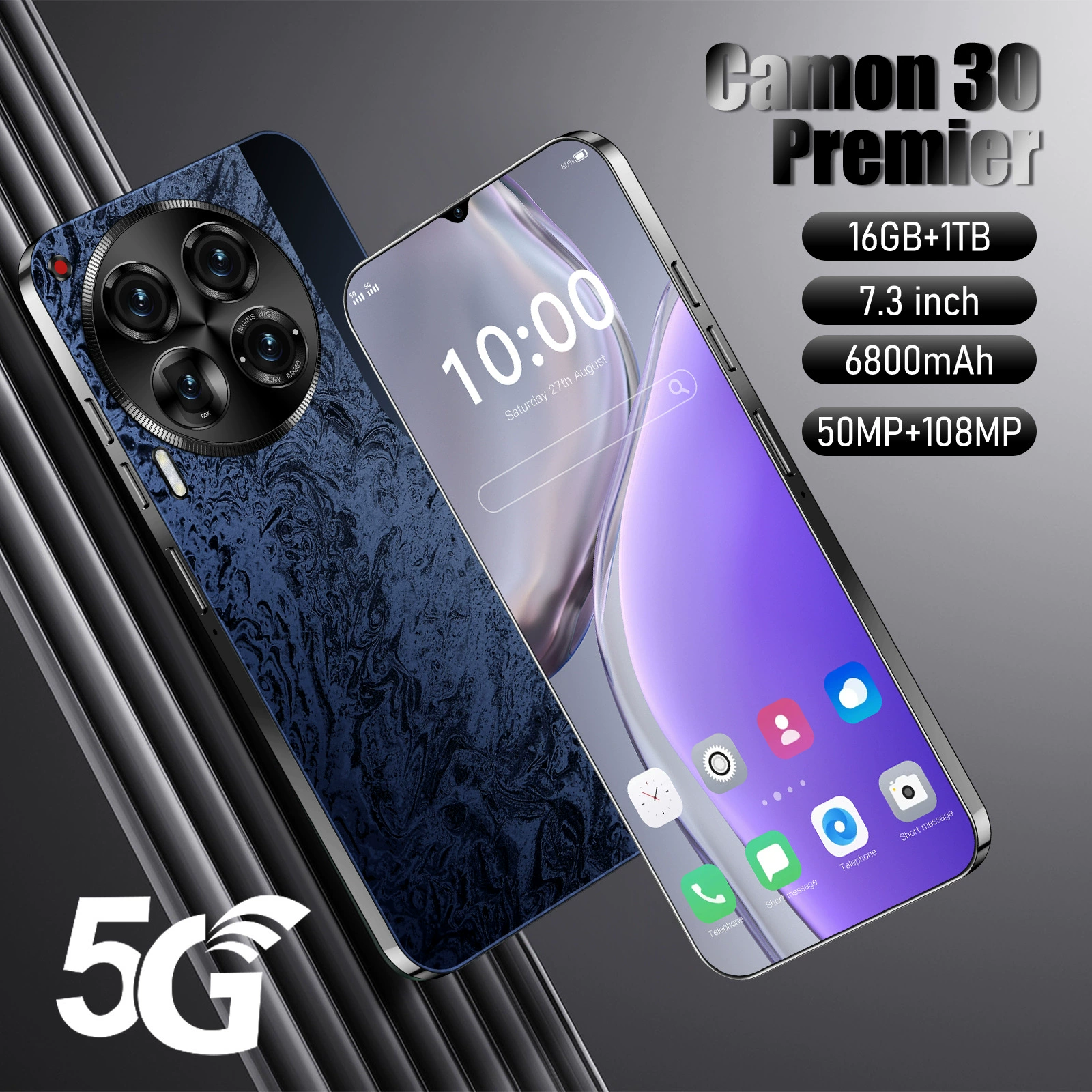 (торговля через границу), мобильный телефон, смартфон, Android, 7,3 дюйма, широкий экран