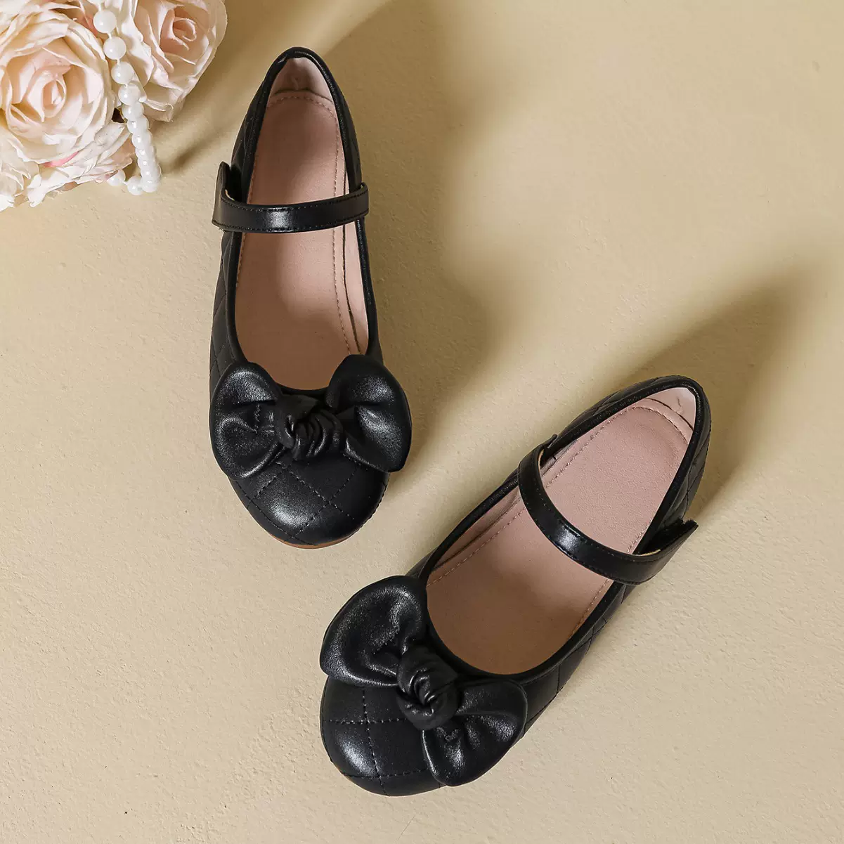 跨境女童小皮鞋2025新款女孩夏季鞋子儿童软底公主鞋春秋黑色单鞋