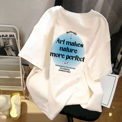 Korean Version Snoopy Short Sleeve T-Shirt for Men and Women, Matching Couple's Outfit, Versatile Fashion Style, Stylish Top, Trendy T-Shirt