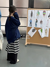 波拉bora韩国童装儿童卫衣2024新款时髦男孩洋气连帽衫男童上衣女
