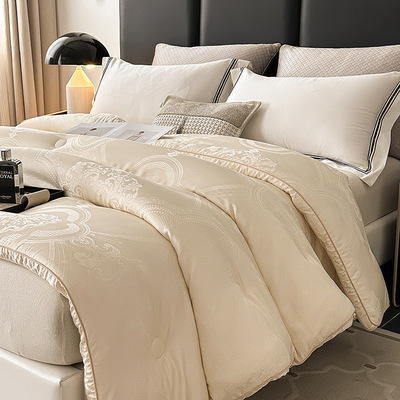 new pattern Jacquard Soybean Fibers are three-dimensional PIP is Twins quilt thickening Soybean quilt
