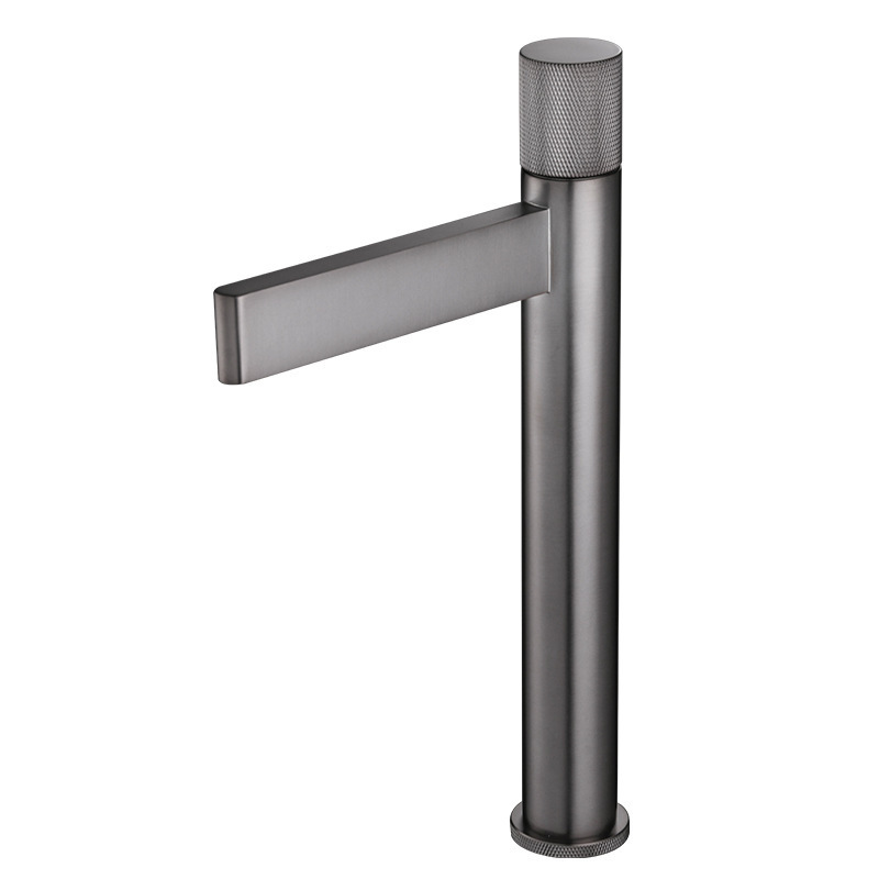 Baño de cobre completo cuenca de cuadrícula de diamante lavabo caliente y frío lavabo