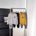 儿童男宝薄款裤秋季新款两件套卡通休闲套装女孩可乐套服即墨童装