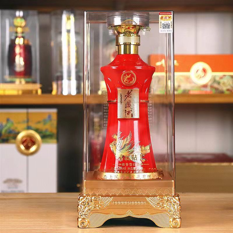 陕西老凤酒52度浓香型价格正品白酒整箱6瓶 厂家批发低价