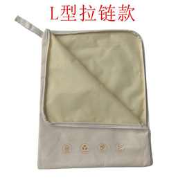 新款L型拉链双层蜂蜡面包袋批量供应蜂蜡布保鲜储存蜂蜡袋食品