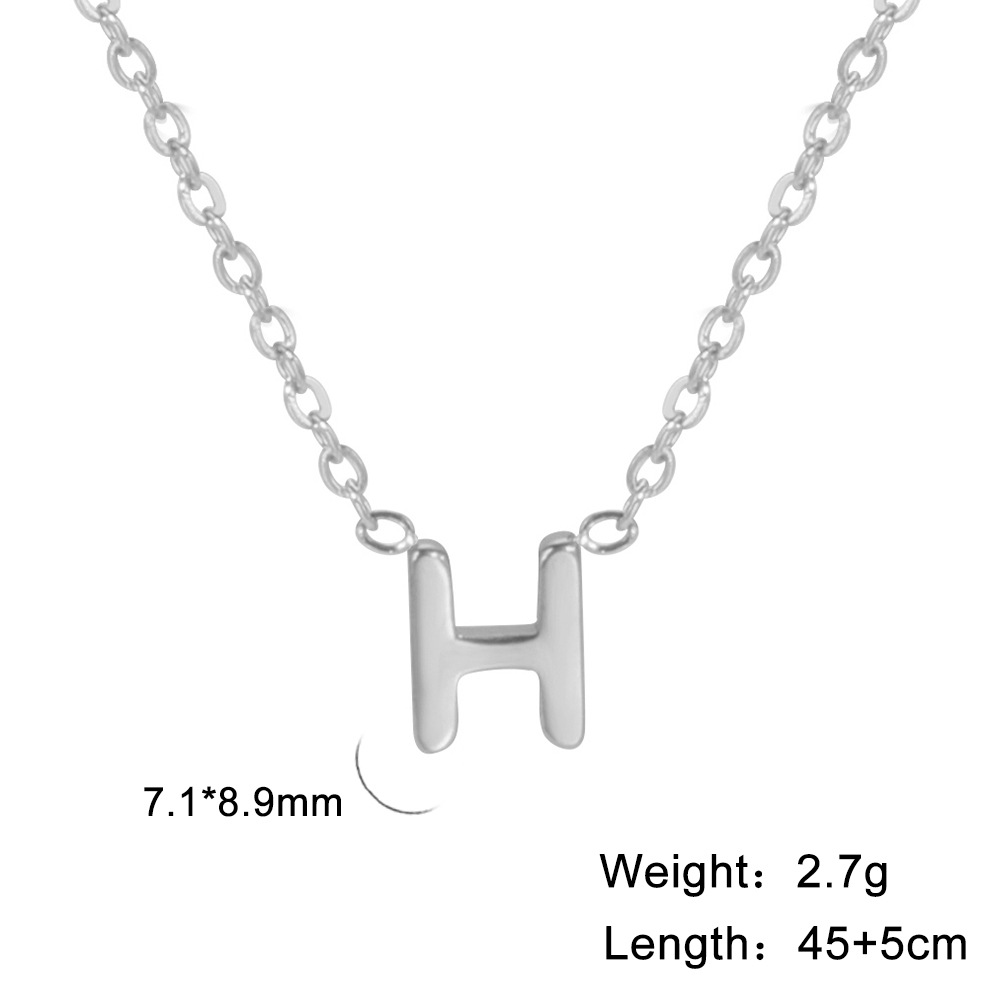 Steel, letter H