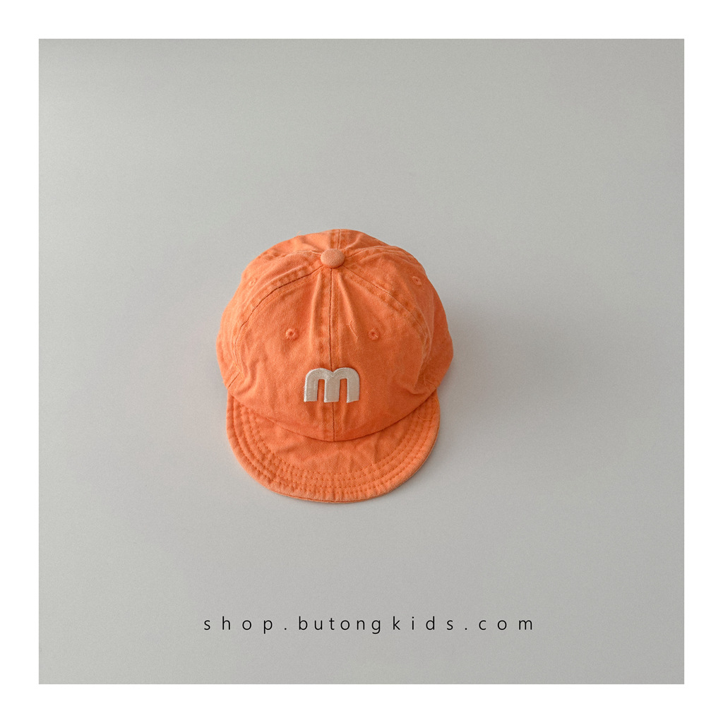 m 소프트 피크 캡 오렌지 (어린이)