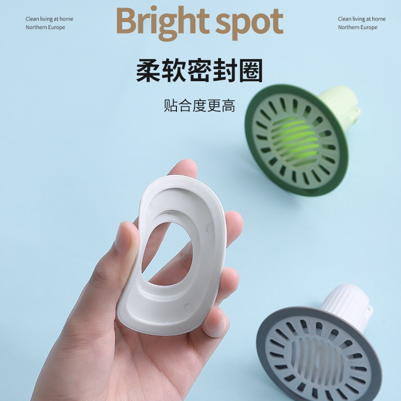 Cubierta de drenaje de suelo anti-insectos para cerrar automáticamente el núcleo de drenaje de suelo anti-olor de fila recta universal para el baño