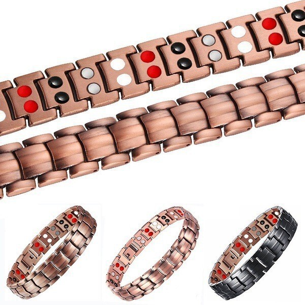 European and American Cross-Border Hot-Selling Magnetic Bracelets, Retro Couple Bracelets, Four-In-One Dragon Pattern Double-Row Bracelets