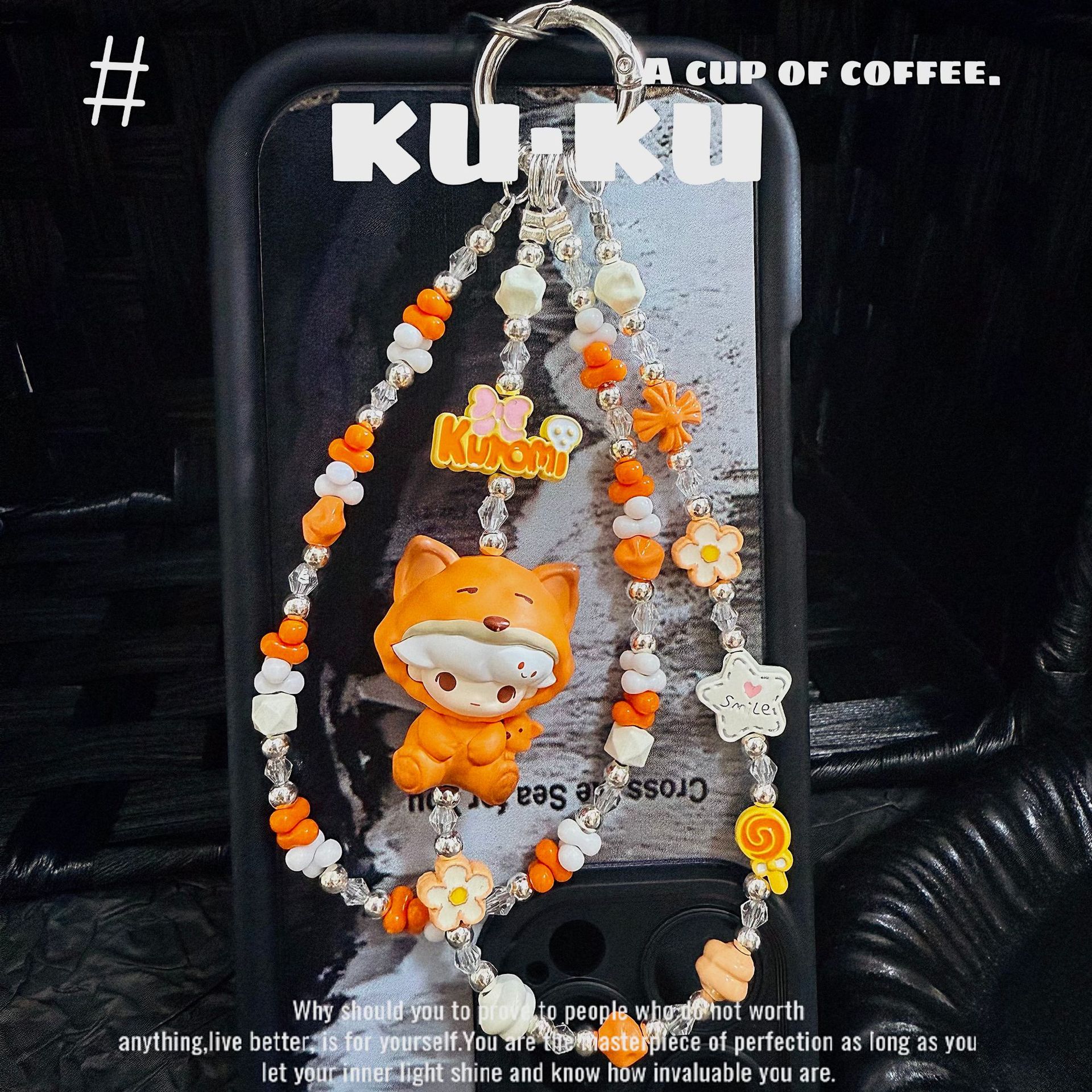 DIMOO에 앉아 있는 여우