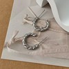 Silver needle, small design universal advanced earrings from pearl, simple and elegant design, silver 925 sample, high-quality style, wholesale