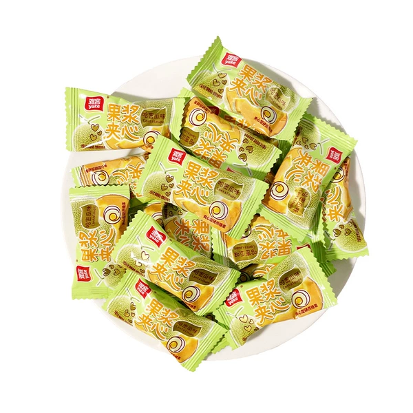 Yake fruit pulp filled hard candy cantaloupe flavor 500g (about 65 pieces)