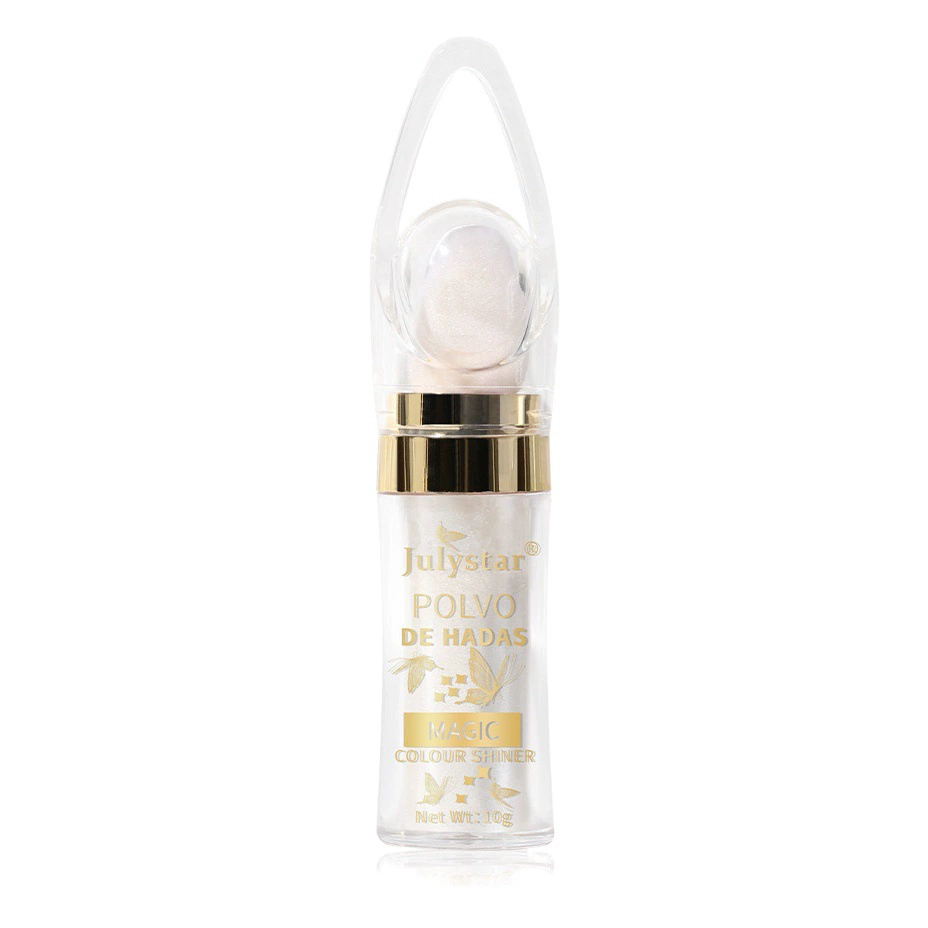 Julystar Highlight Patting Powder Натуральные трехмерные контурирующие румяна Elf Powder Перламутровая блестящая пудра