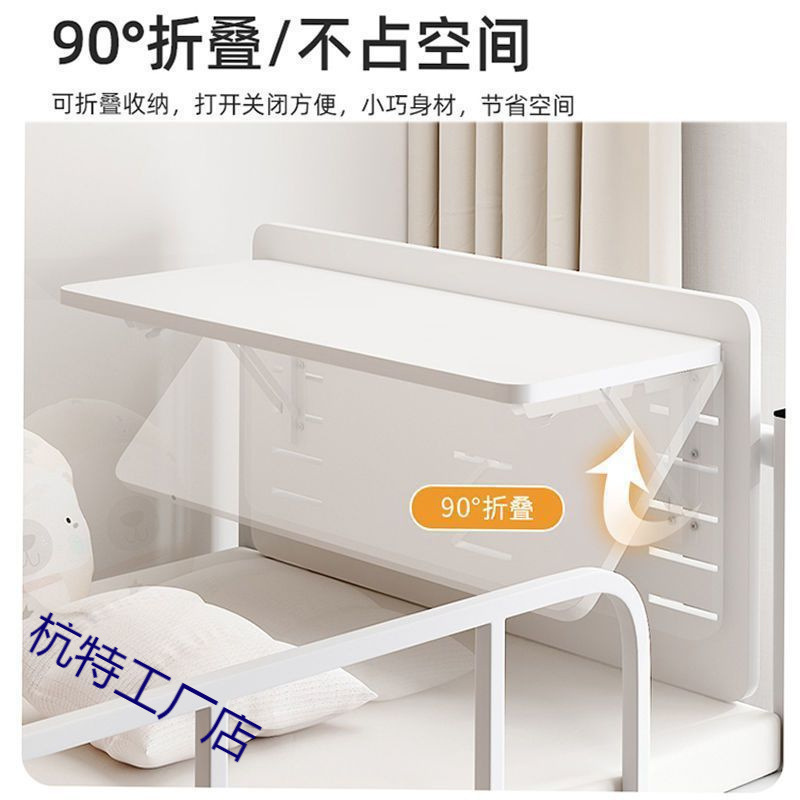 Computer Desk, Simple Folding Study Table, Minimalist Dormitory Essential, Convenient for College Students, Elevated Bed Desk for Bunk Beds