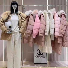 奢华皮草鹅绒服·25冬高级富贵大方保暖外套专柜撤柜女装尾货批发