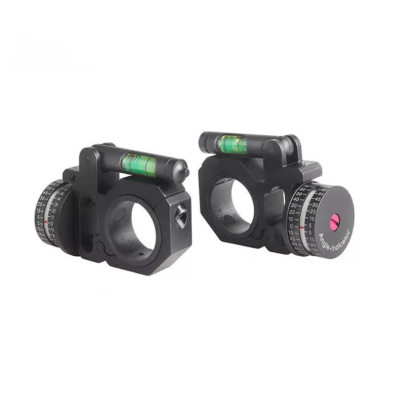 工厂瞄镜左右测角度水平仪夹具角度仪25/30mm管径金属铝合金配件