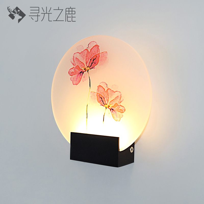 XGZL B0269-20CM 라운드 블랙 간단한 꽃