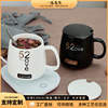 Warm warm cup electric heating thermal insulation belt with a spoon of the temperature of 55 degrees water cup coaster warm cup base creative gift cup