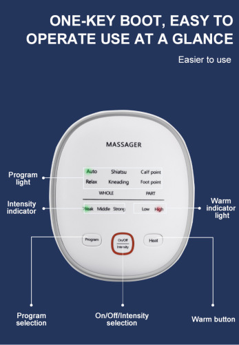 New leg massager household electric leg massager air pressure air wave massage leg beauty instrument 510K