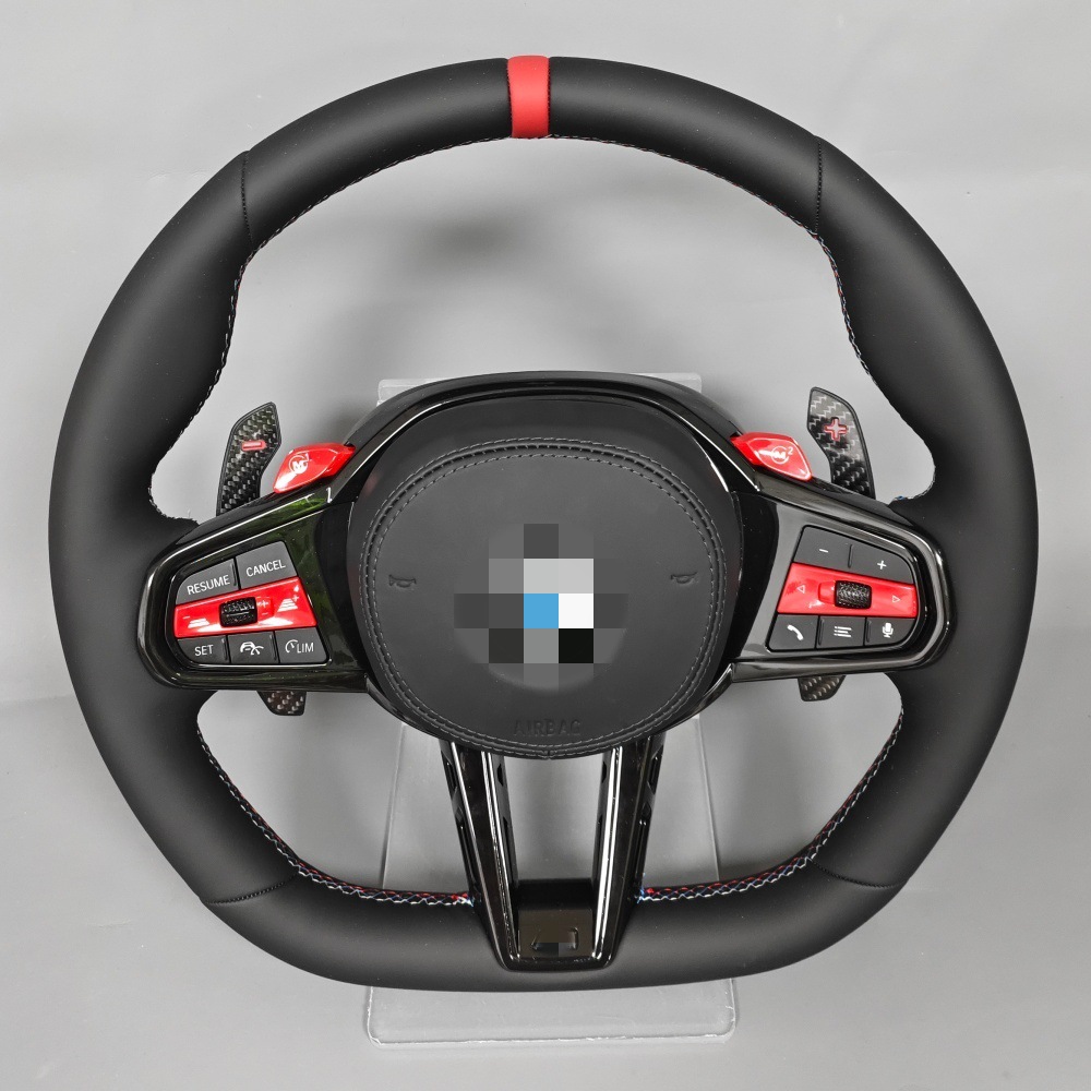 Exclusive for cross-border sales, red CS Sport ACC BMW steering wheel assembly suitable for all 1, 2, 3, 4, 5, 6, 7 series and X1, X2, X3, X4, X6