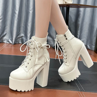 �ָ�Ь2025�＾�¿�߸���ˮ̨14CM�����ѥ�����ϵ���_�RŮЬ