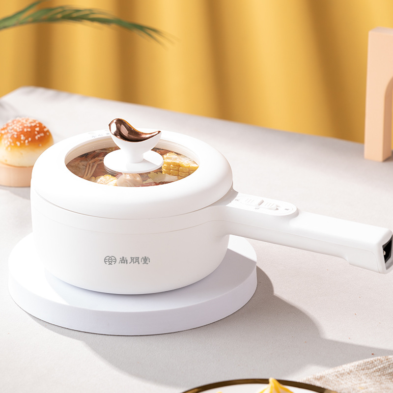 尚朋堂多功能电煮锅家用1-2人电小火锅 学生宿舍泡面煮面小电热锅