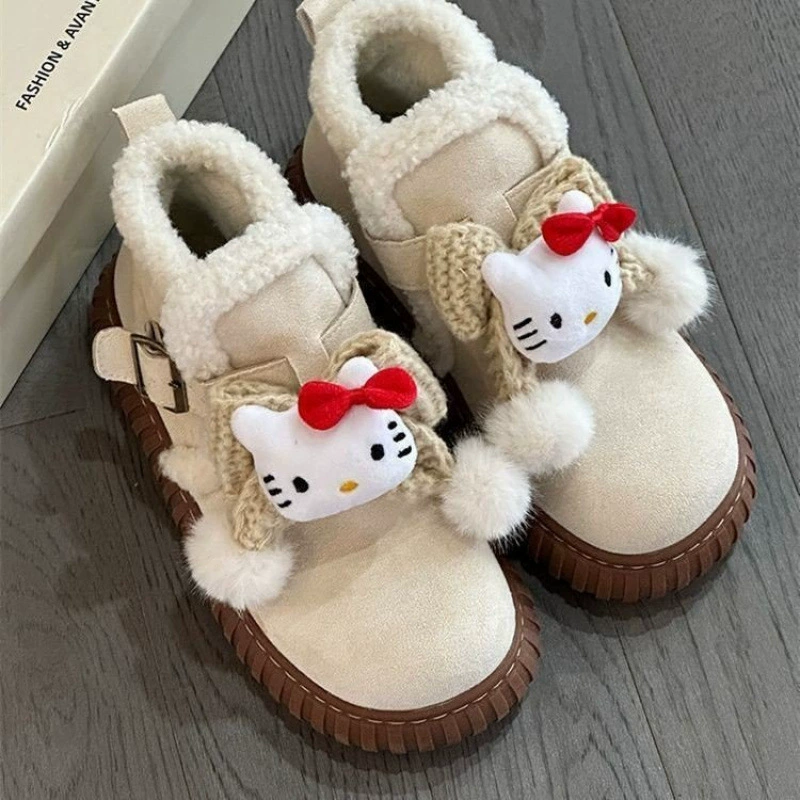 Hello Kitty, Hello Kitty, зимние сапоги из мультфильма, тёплая обувь