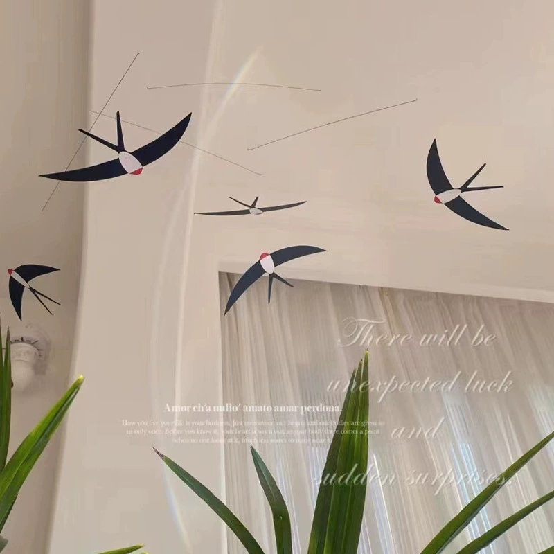 Весенняя сцена, украшение ласточки колокольчика, подвеска, детский сад, естественный уголок, ручное кольцо, декоративные материалы