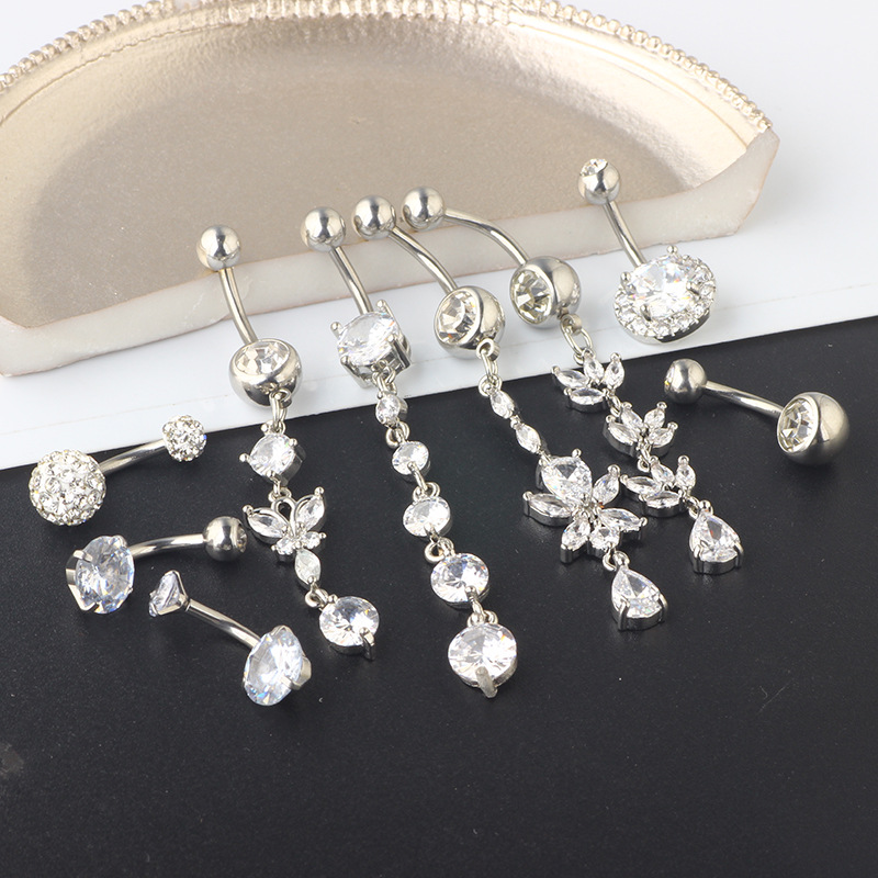 Pointed titanium steel lip stud product view