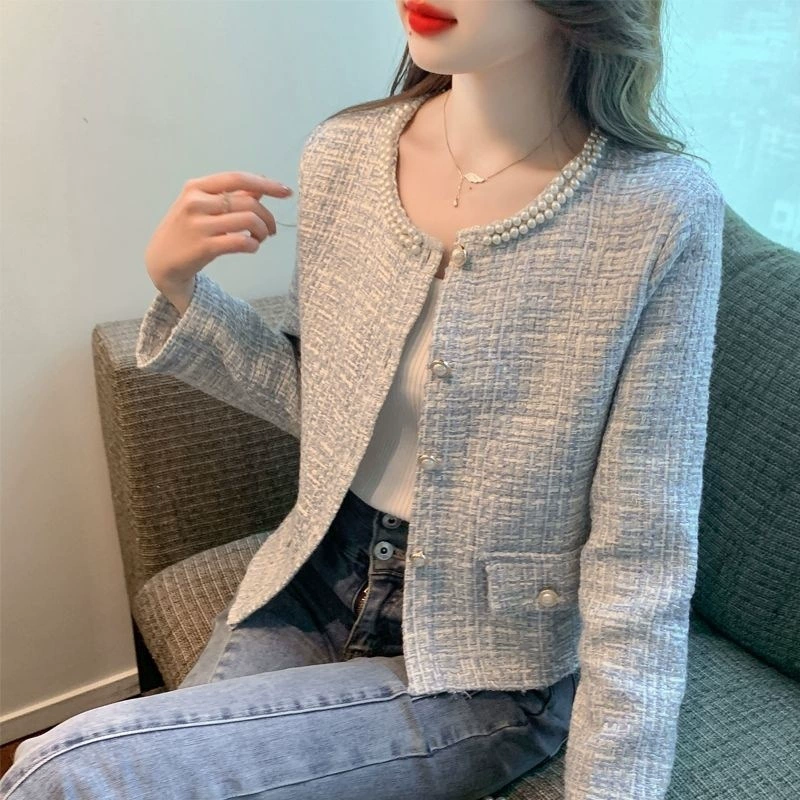 Элегантная куртка весна-лето, стиль Chanel, 2025 год, яркий запоминающийся стиль, высокий качественный стиль, западный стиль, французский стиль