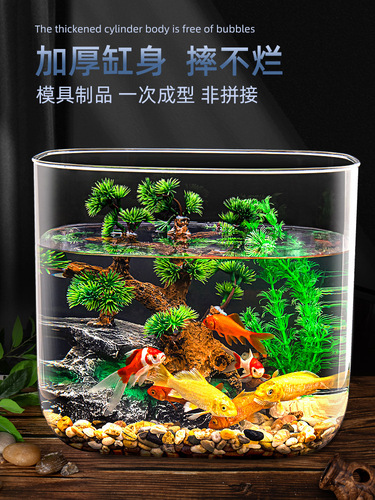 Ultra-white transparent large and small non-glass living room landscaping aquatic plant tank plastic turtle tank aquarium fish tank