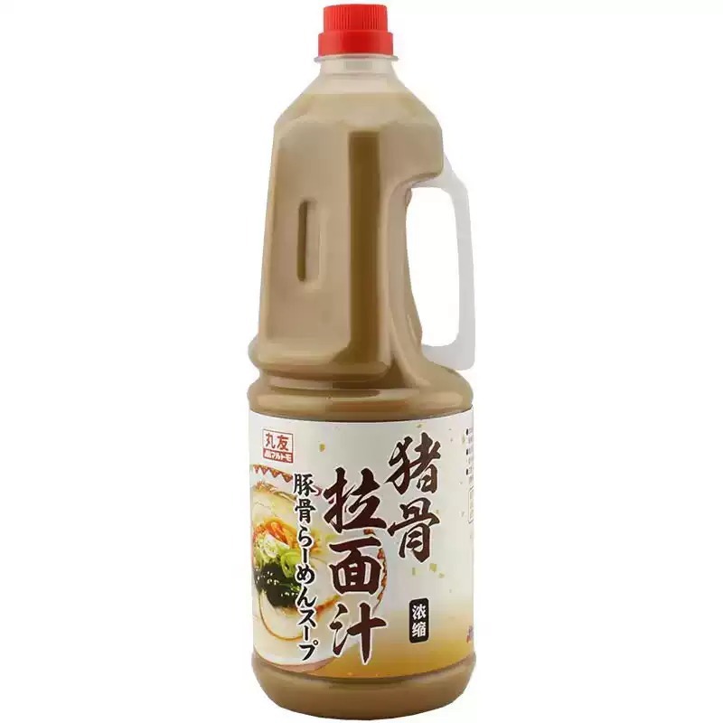 【包邮】 丸友猪骨拉面调味汁 1.8L日式拉面白汤 丸友豚骨拉面汁