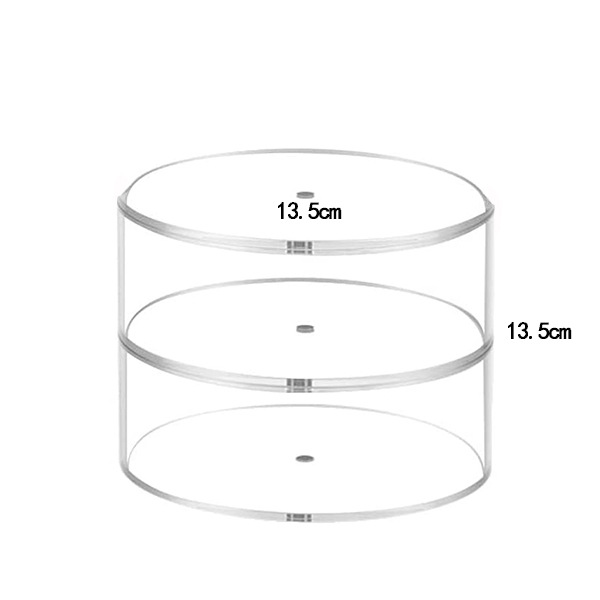둥근 상자 2개의 층