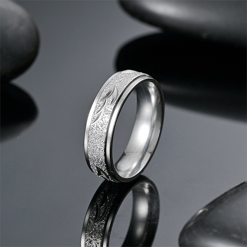 9g Weight Rings Classification 1 Piece Quantity Holiday, Daily Occasion Titanium Steel Material Geometric Pattern Unisex Gender Plating Design Simple Style Style Simple Style Geometric Titanium Steel Plating Unisex Rings 5
