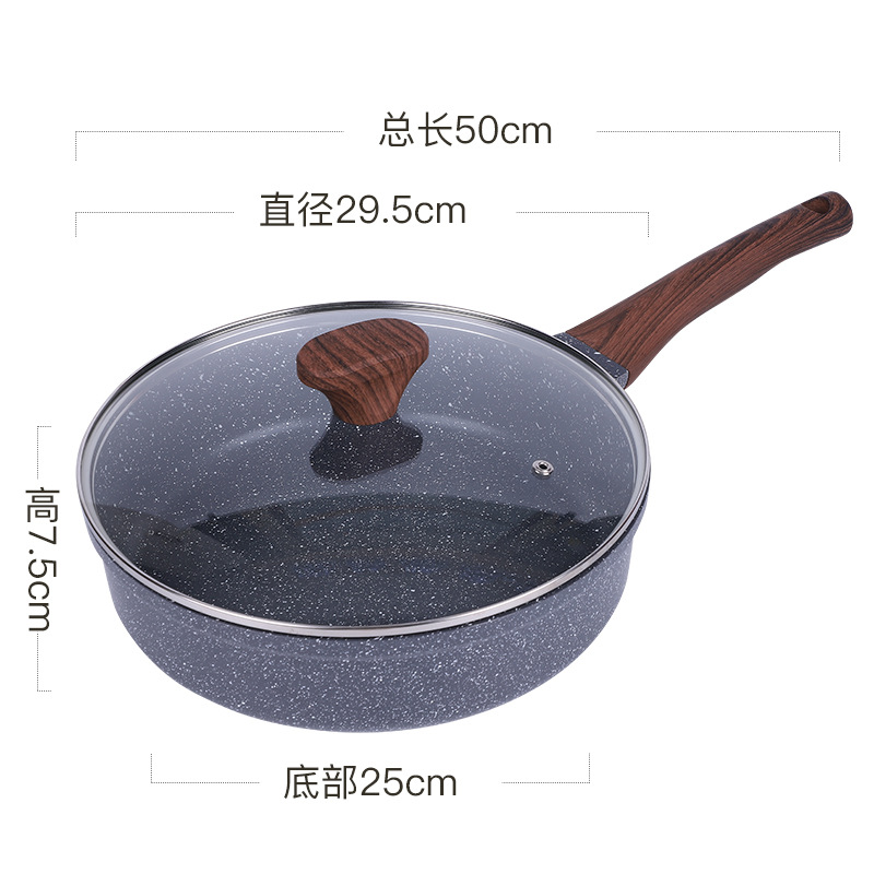 Nuevo tipo de cocina antiadherente multifuncional integral con cubierta de cocina electromagnética de cocina de gas cocina general